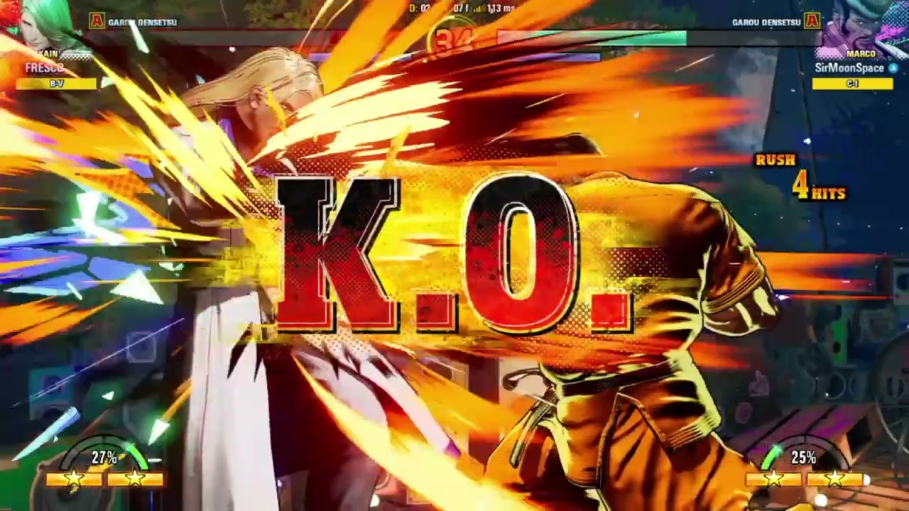 FATAL FURY  City of the Wolves Rank Match Marco vs Kain rank B