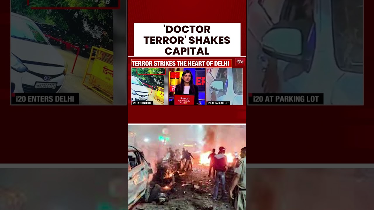 Doctor Terror Shakes Capital: Delhi Blast Investigation Intensifies  #redfortattack #delhiblastnews