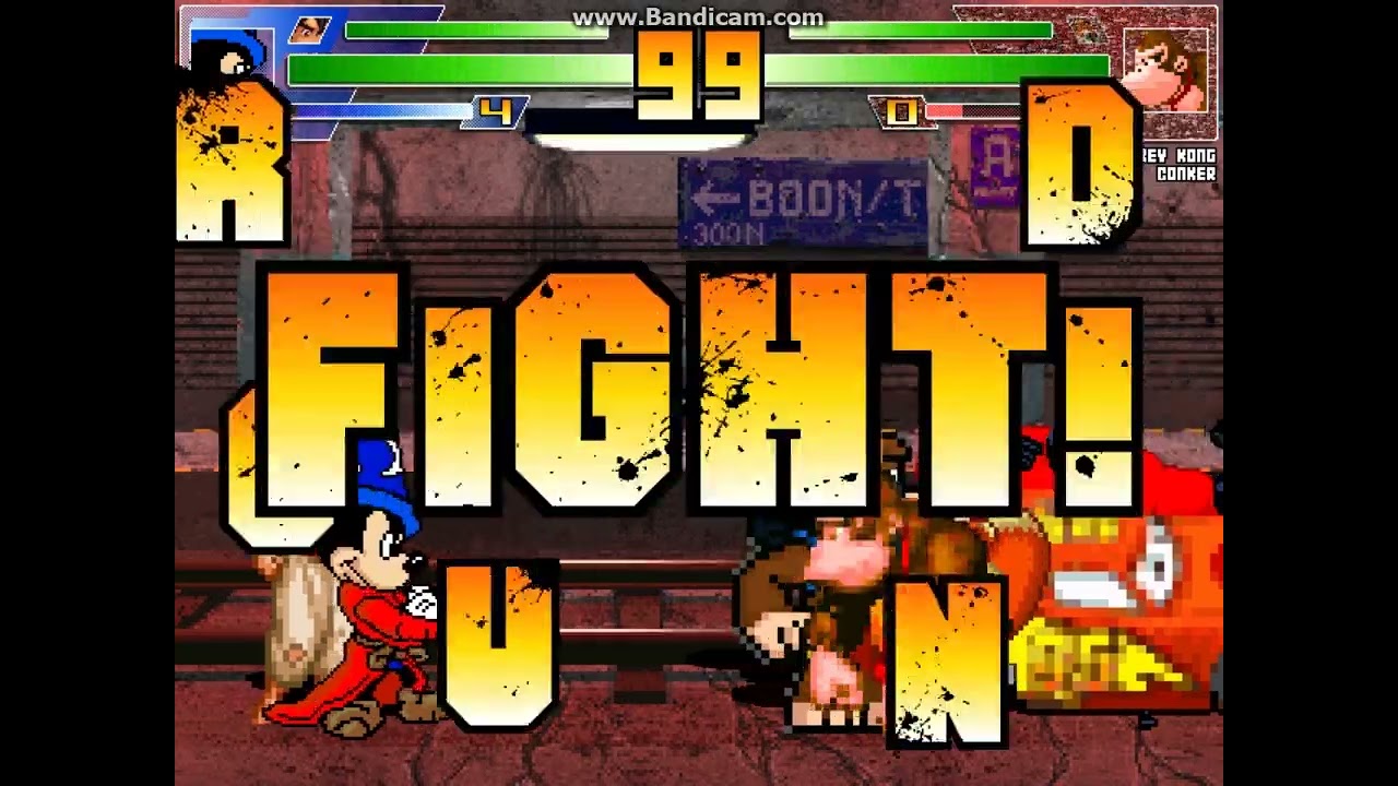 MUGEN battle #7680: Disney vs Rareware 