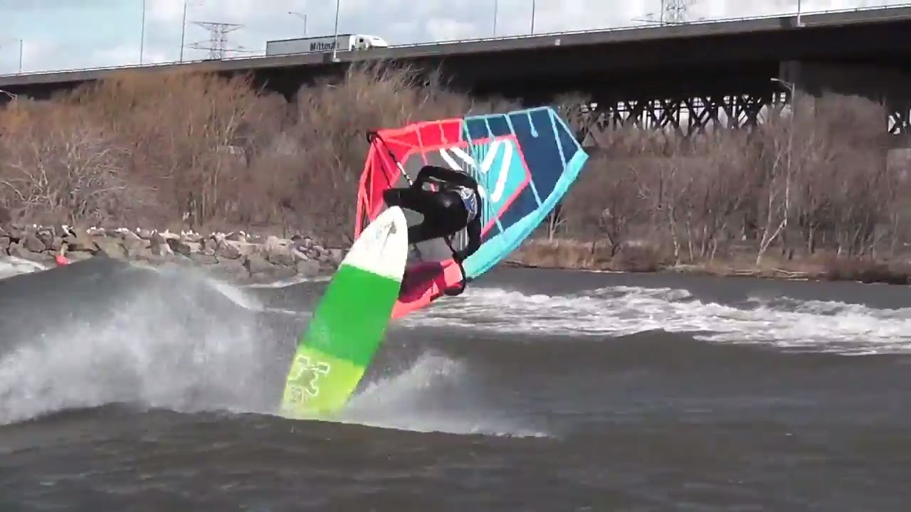 Windsurfing in 100KM/H winds looks more like torture than fun