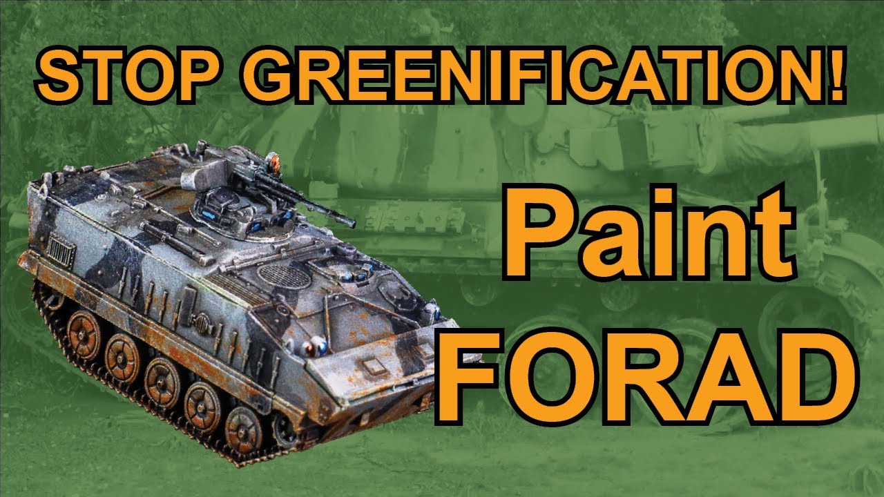 [HOW TO PAINT COLD WAR CAMO]-French FORAD | Team Yankee & WWIII Miniature Gaming | 15mm Wargaming