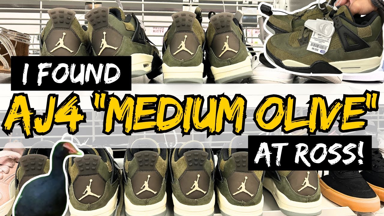 👻ЖУТКИЕ НАХОДКИ!!!👻 AJ4 &laquo;MEDIUM OLIVE&raquo; найден в Ross Dress For Less!