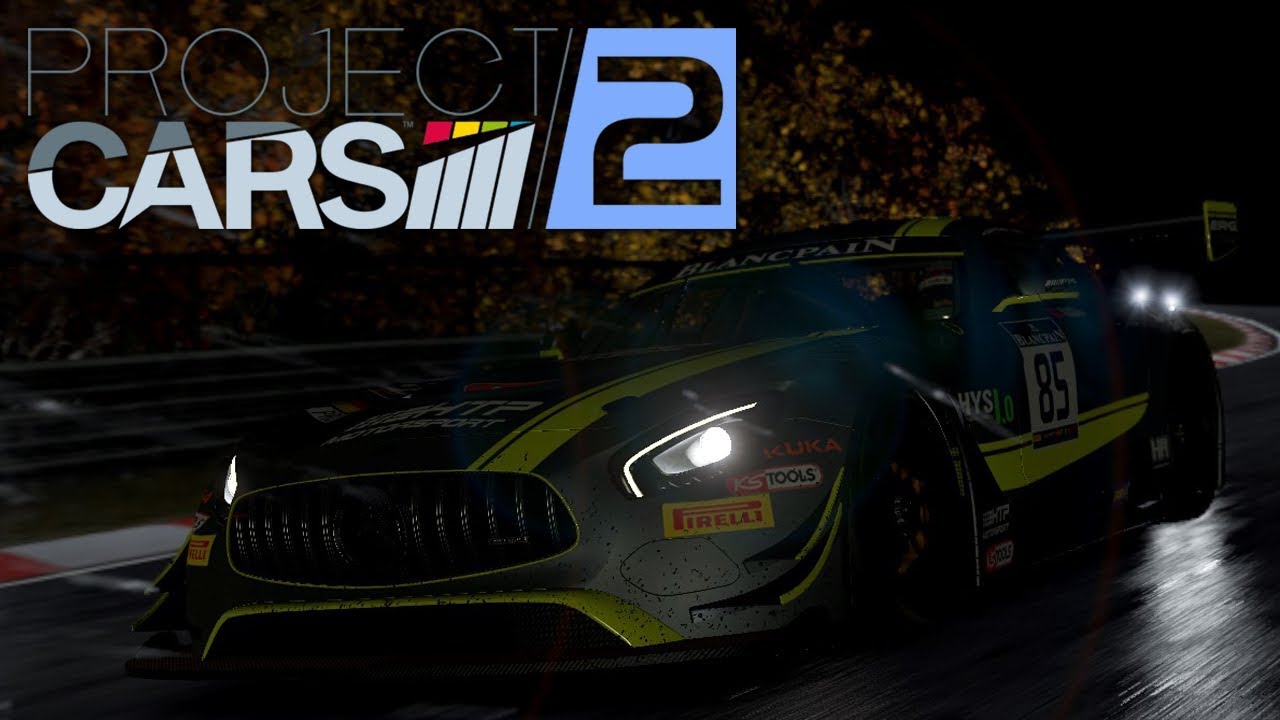 Project Cars 2 GT3 Nordschleife Race | Wet Night Thunderstorm