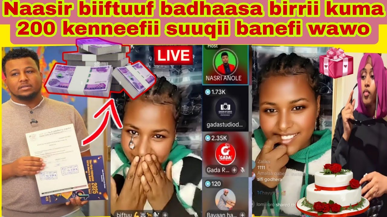 Naasir biiftuuf birrii kuma200  suuqii banadhu jedhuu biyyarraa hin bahin jedhe wawoo