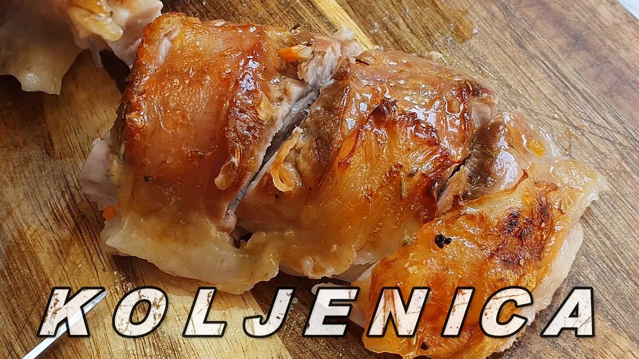 Teleća koljenica sa krompirom. Pečenje kao sa ražnja. Super sočno meso