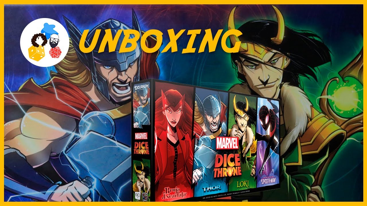 Unboxing - Marvel Dice Throne - 4K