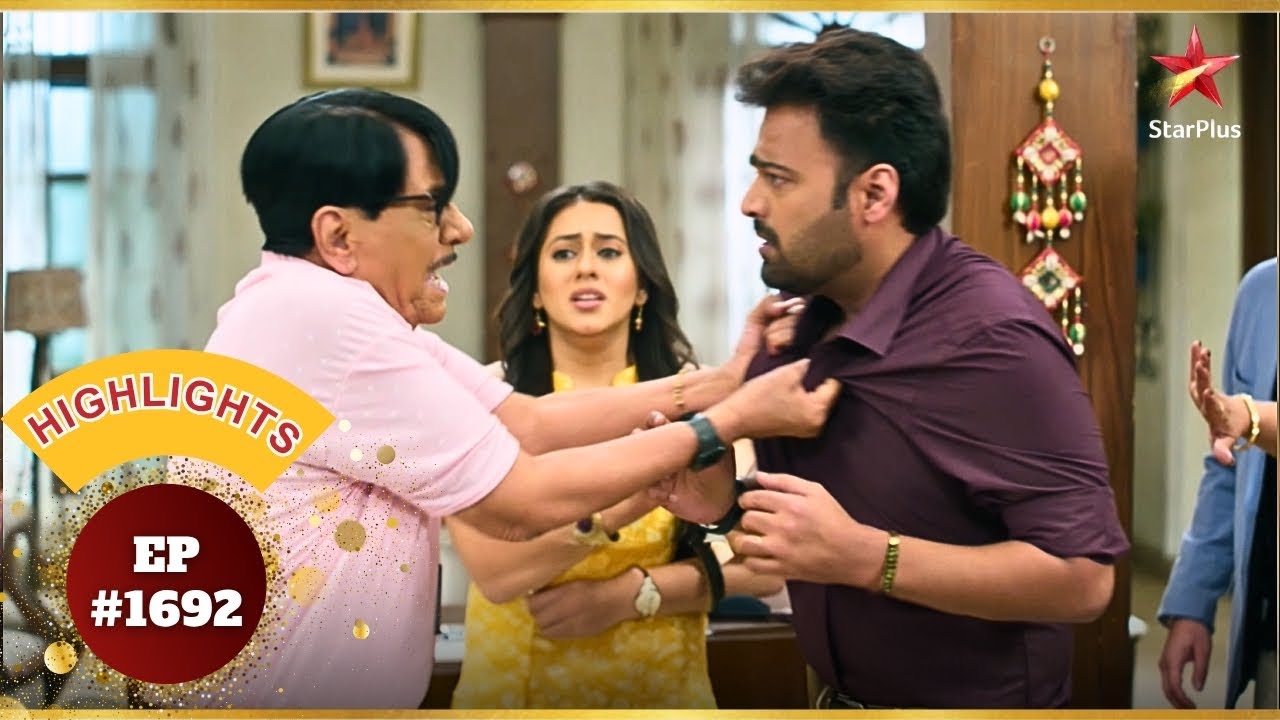 Bapuji ने Paritosh की पिटाई की! | Ep.1692 | Highlights | Anupama | Mon-Sun | 10PM