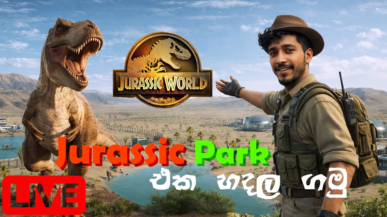 පාර්ක් එක හදමු | Jurassic World Evolution 2