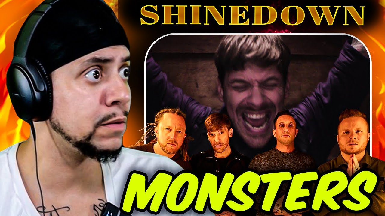 МНЕ ОНИ ОЧЕНЬ НРАВЯТСЯ!! Shinedown - Monsters (РЕАКЦИЯ)