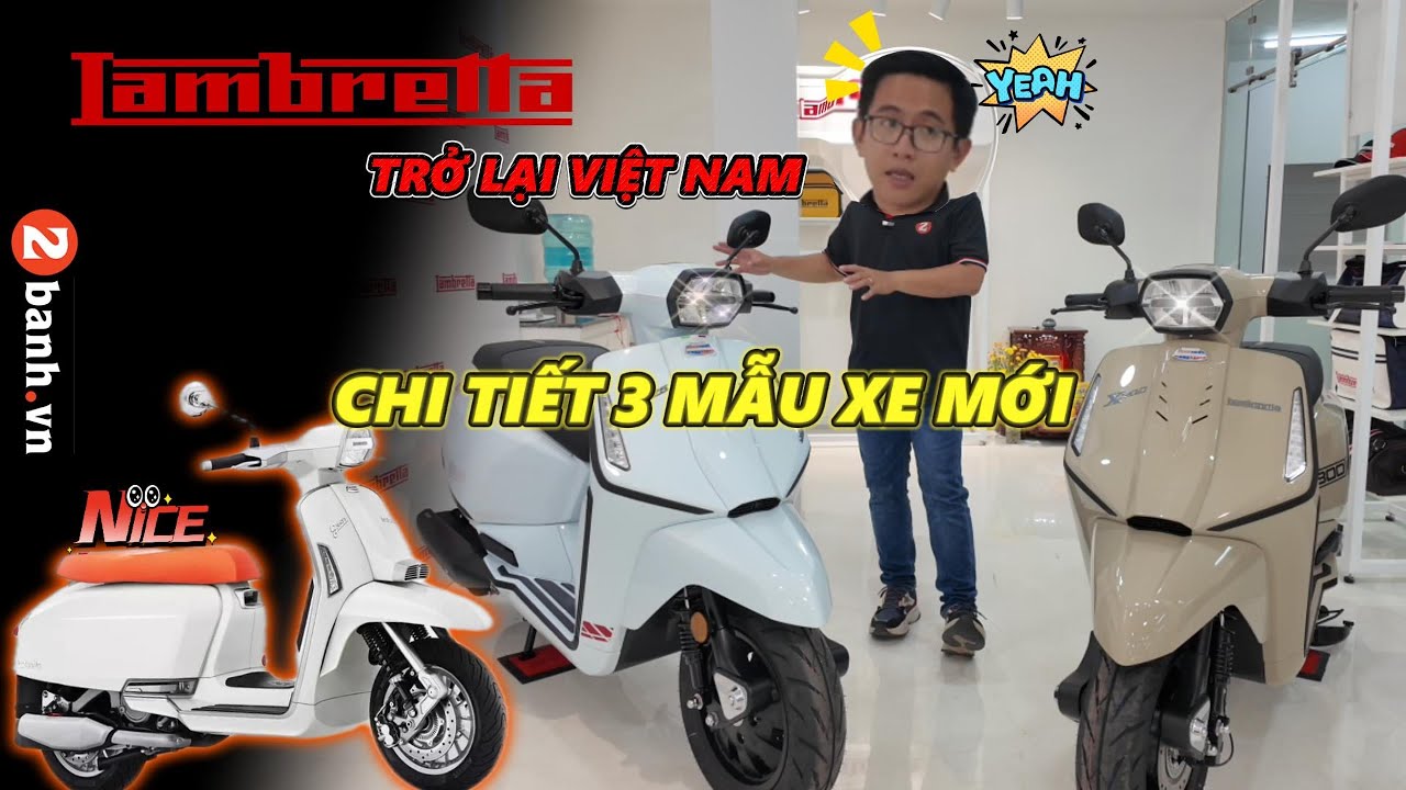 Đánh giá chi tiết Lambretta X125, X300 và G350 vừa ra mắt chính hãng tại thị trường Việt Nam | 2Banh
