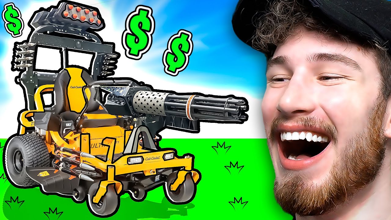 Buying MAX LEVEL MOWER in Roblox Mow The Lawn!