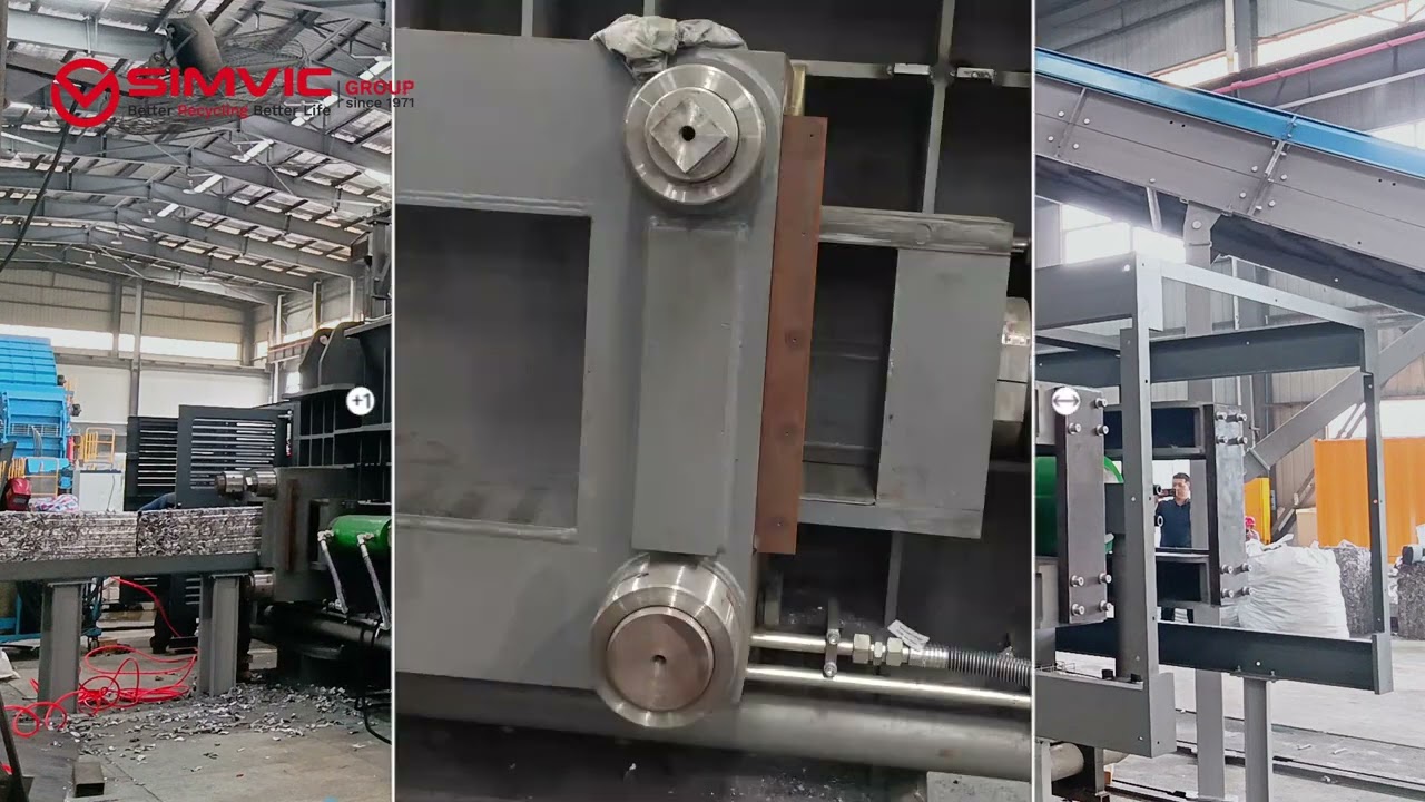 💥 Feel the force of our triple compression baler press &ndash; aluminum yields, iron conforms. 