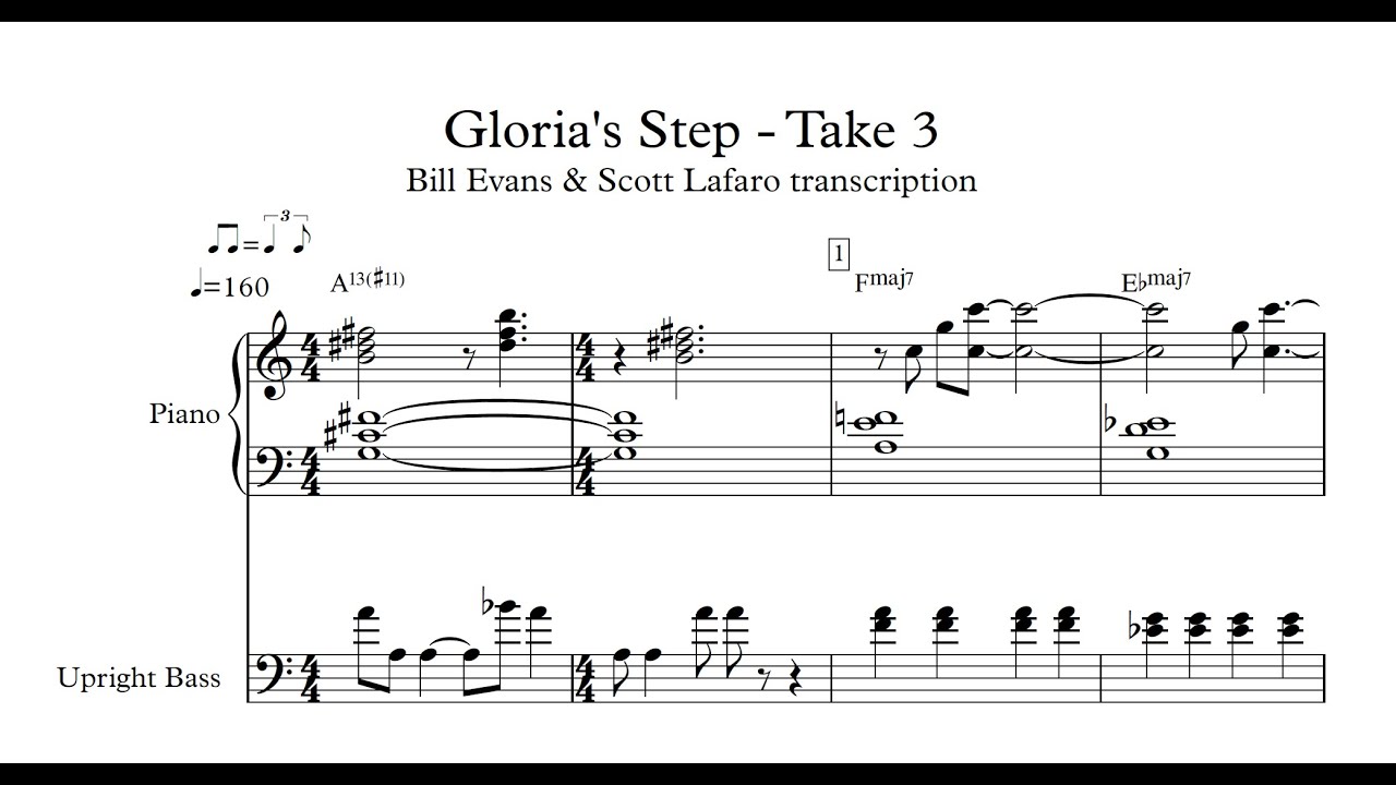 Bill Evans & Scott Lafaro - Gloria's Step Take 3