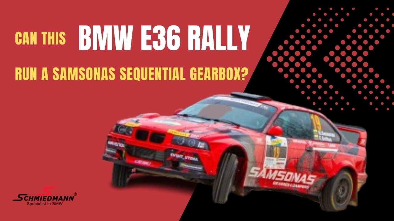 This BMW E36 Rally Build Runs a Samsonas Sequential Gearbox