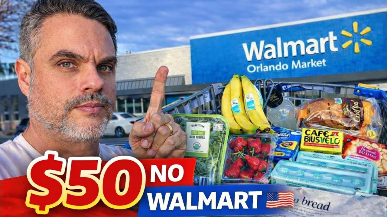 Quanto custa o café da manhã em Orlando? Fomos ao Walmart e gastamos só $50! 🇺🇸