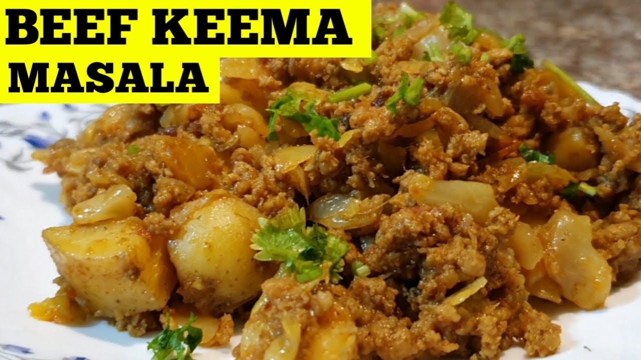 Beef Keema Masala | Kothu Kari Masala | Minced Beef Indian Style
