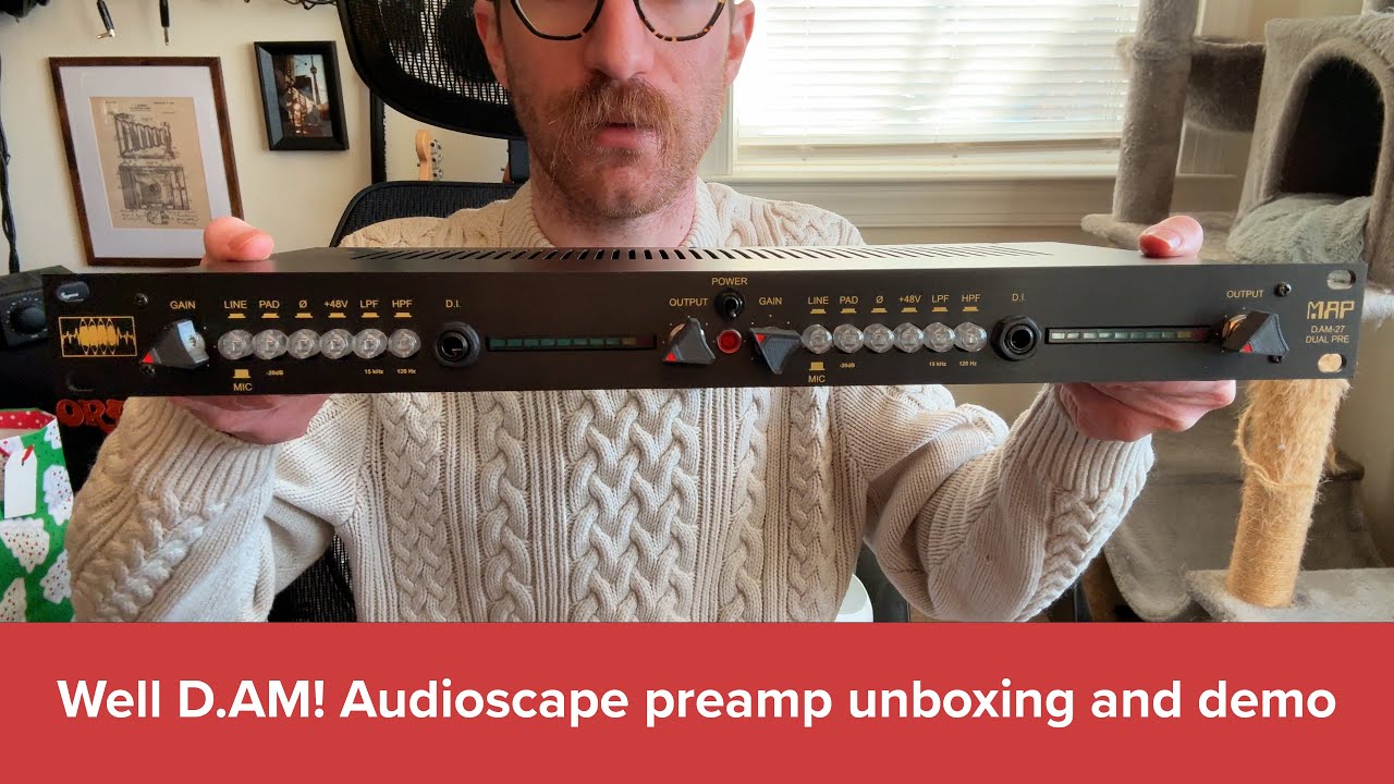 Двухканальный микрофонный предусилитель от Audioscape... но как он звучит?