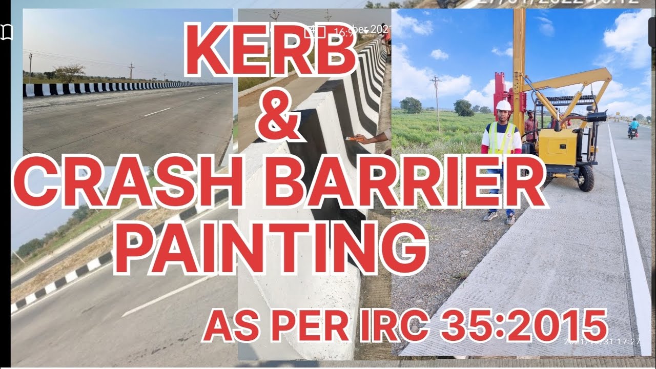 Kerb Painting & Crash Barriers Painting