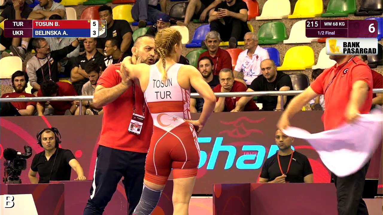 1/2 WW - 68 kg: B. TOSUN (TUR) v. A. BELINSKA (UKR)