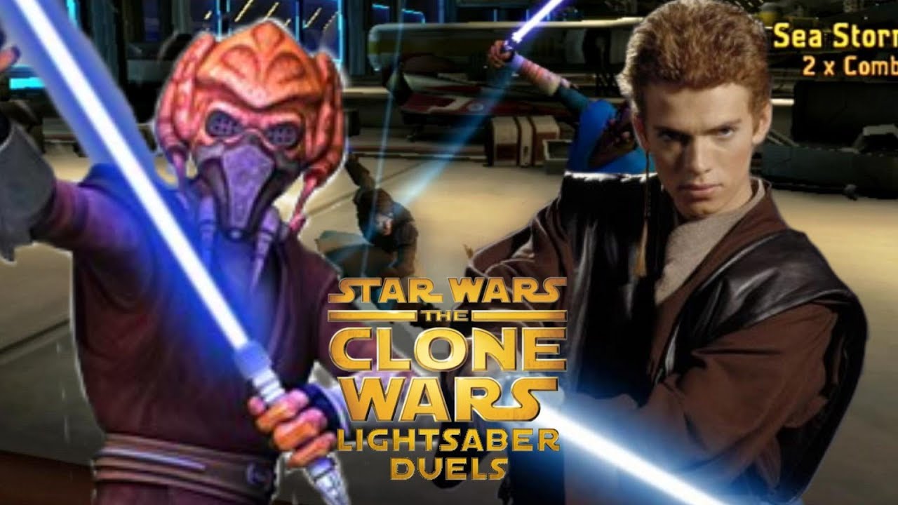 Clone Wars Lightsaber Duels Plo Koon vs Anakin Skywalker
