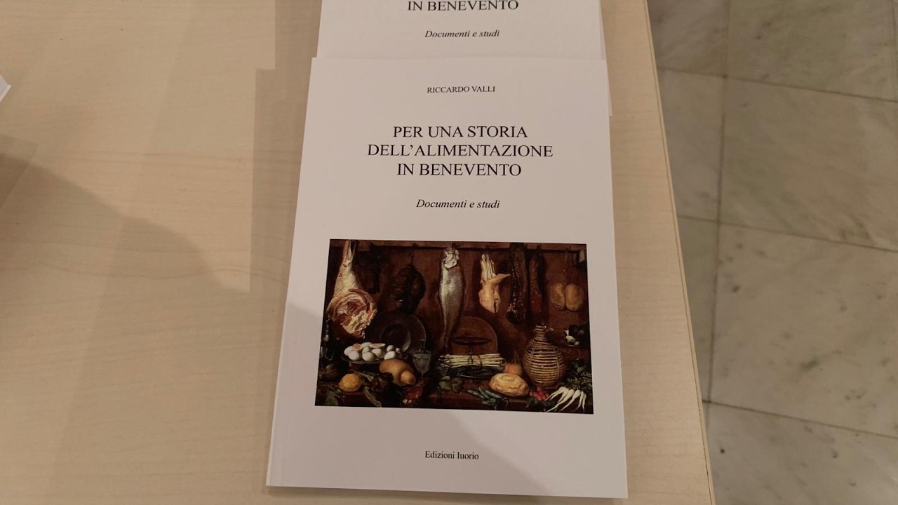 PRESENTATO LIBRO RICCARDO VALLI “PER UNA STORIA DELL’ALIMENTAZIONE A BENEVENTO. DOCUMENTI E STUDI”.