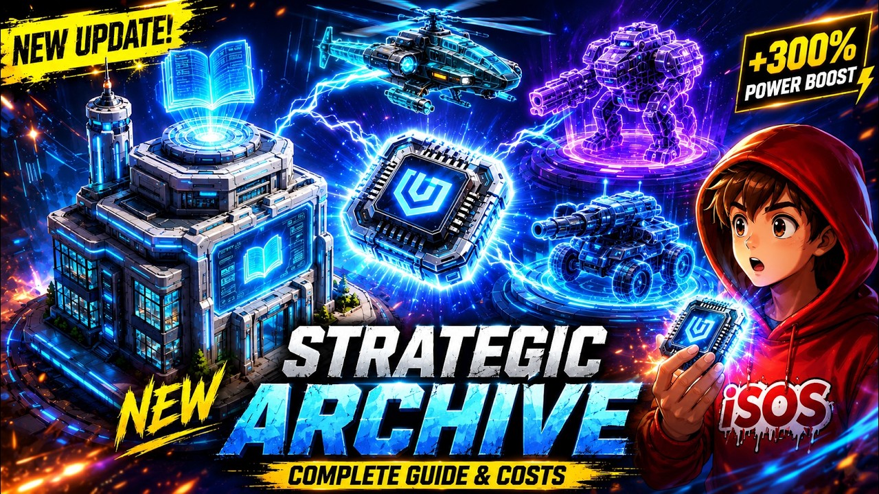 The NEW Strategic Archive Explained! Upgrade Costs & Material Sources | State of Survival