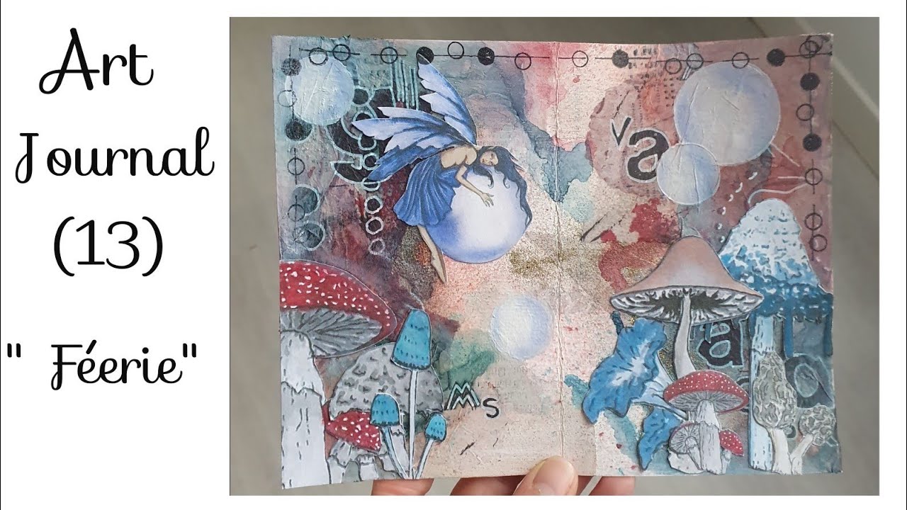 Art journal: tuto art journal: Page 13