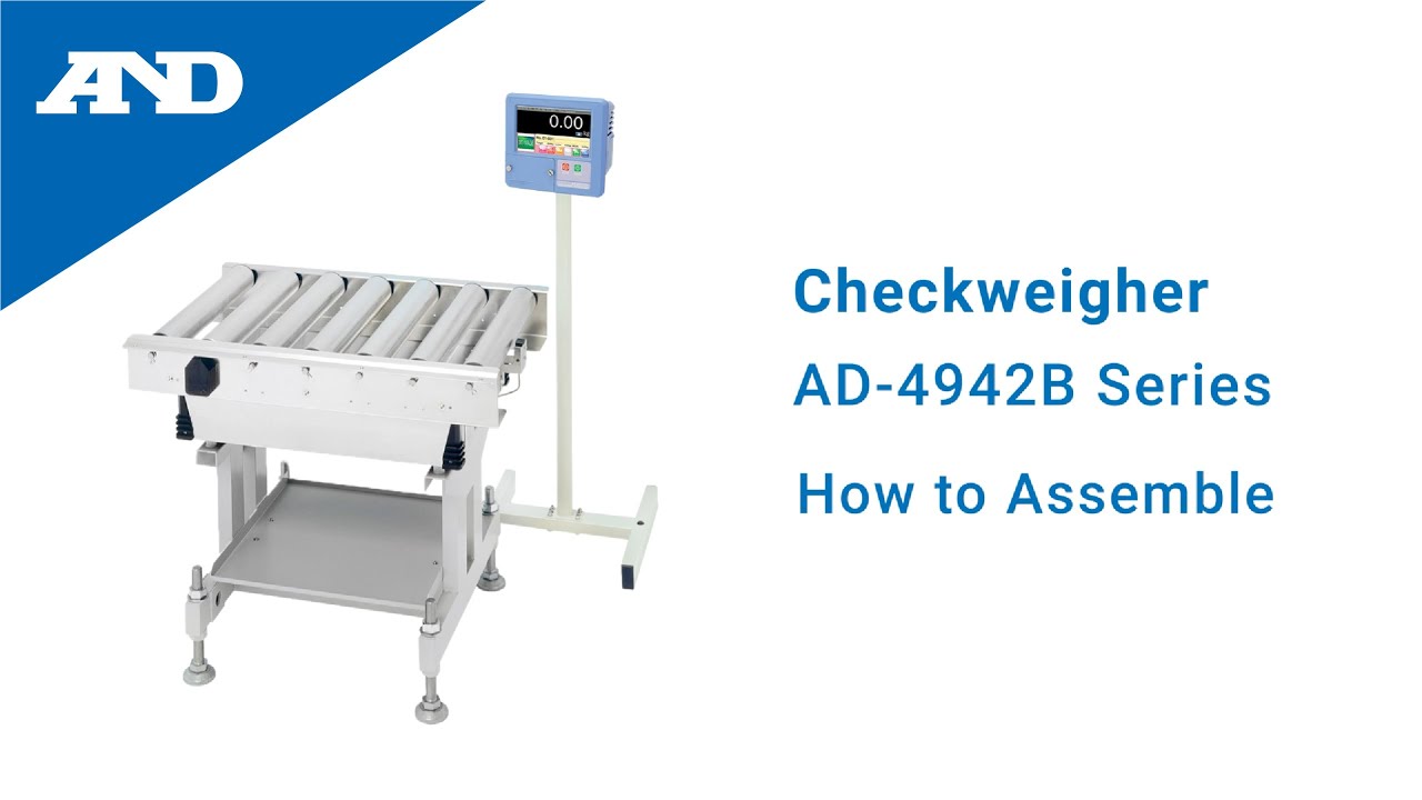 How to Assemble | AD-4942B Heavy Duty Checkweigher