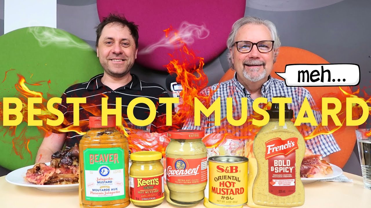 Which Hot Mustard is the Hottest? Watch Us Try 5 Crazy Spicy Ones!