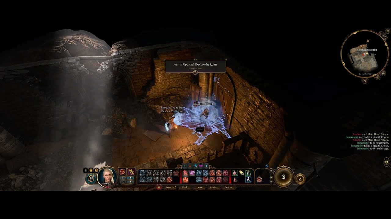 Brawl - Real time combat test (Baldur's Gate 3)