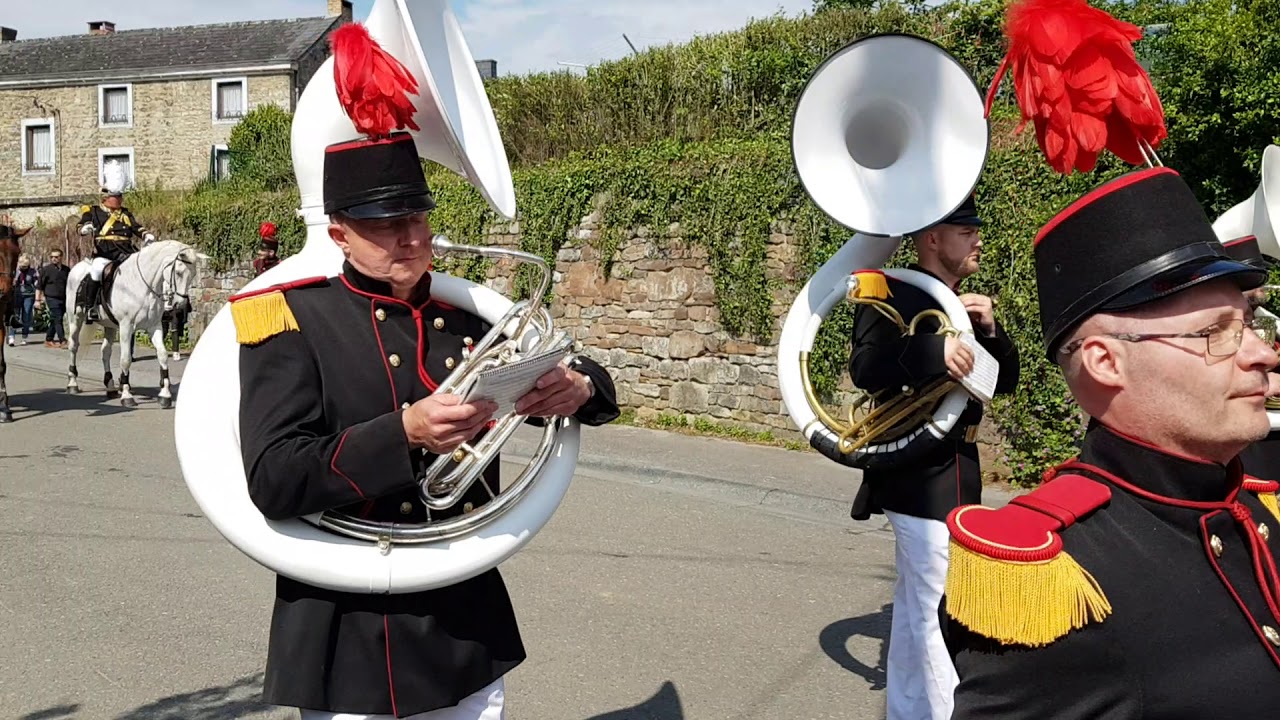 Marche Sainte Rolende 2019 Lundi de Pentecôte Gerpinnes 44 Acoz défilé  de Gerpinnes-Flaches