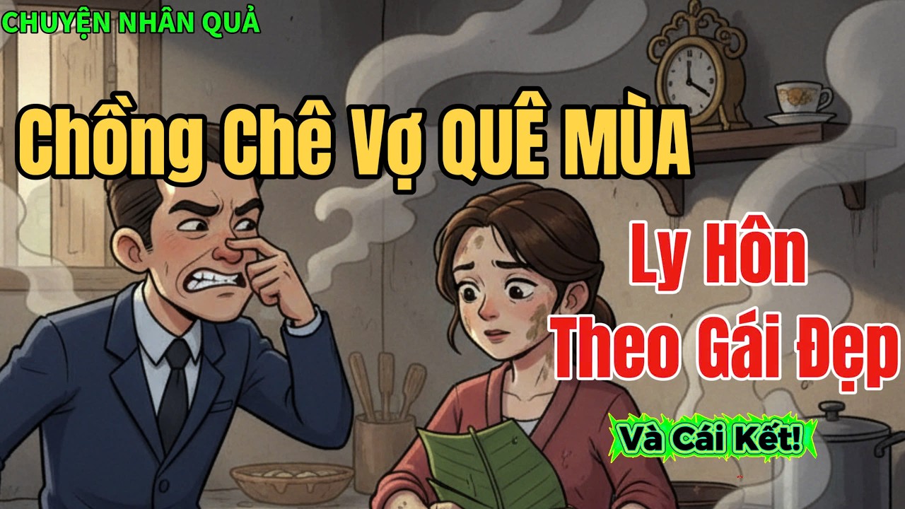 Chê Vợ Quê Mùa Không Cùng Đẳng Cấp, Theo Gái Đẹp Và Cái Kết Ngậm Ngùi | Chuyện Nhân Quả