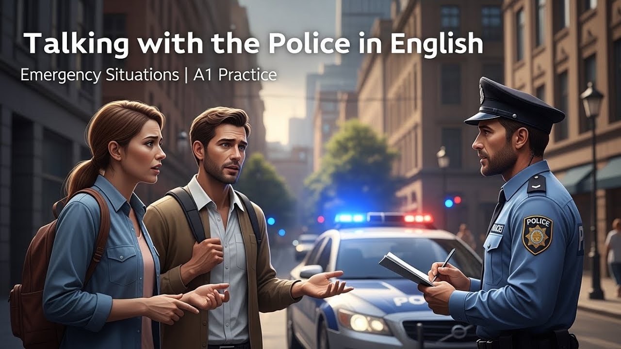 Talking with the Police in English | Emergency Situations | A1 Practice