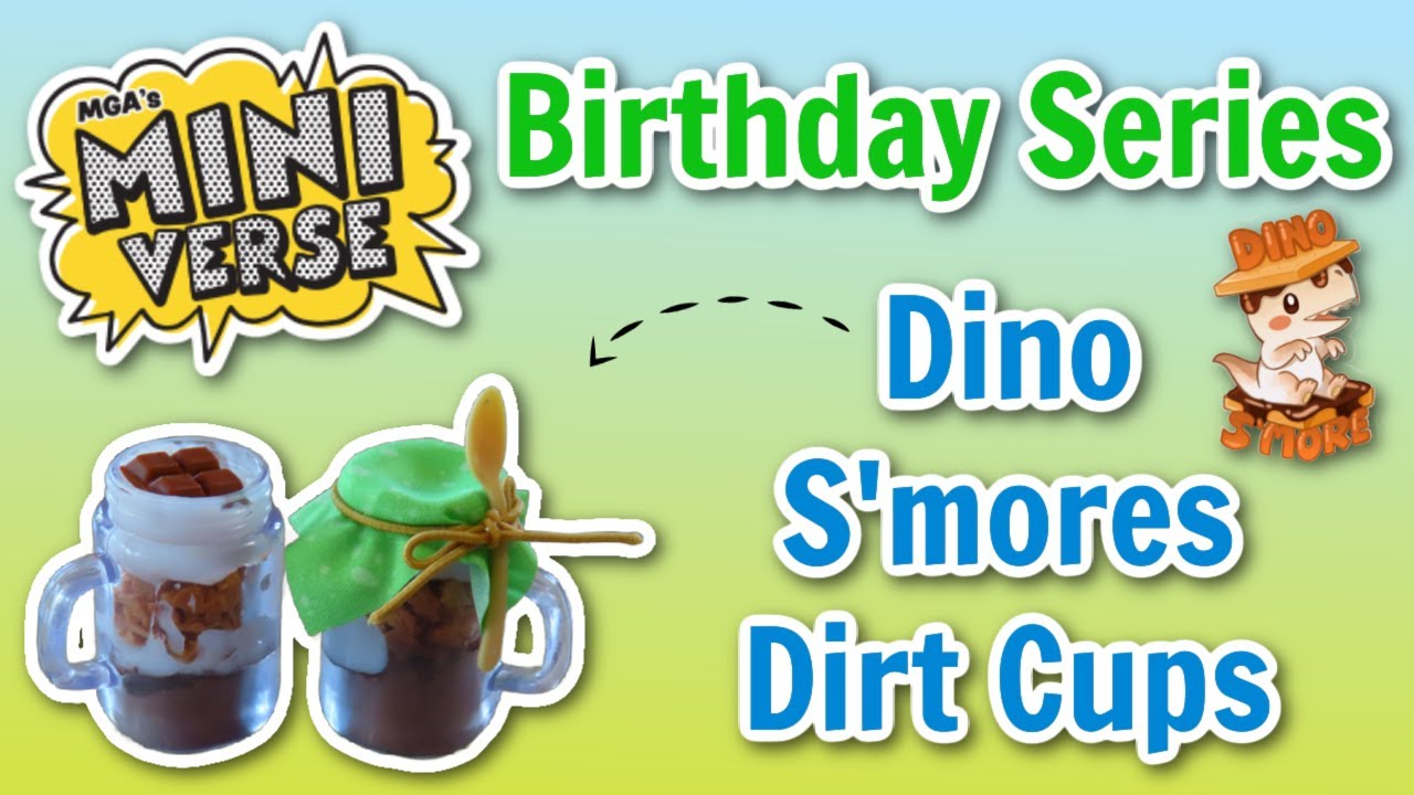 Ruining the Miniverse Birthday Dino Smore Cups!