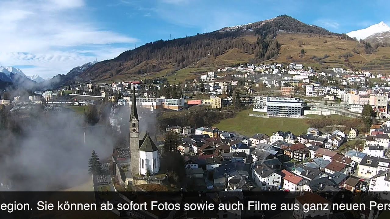 Flug über das Unterengadin