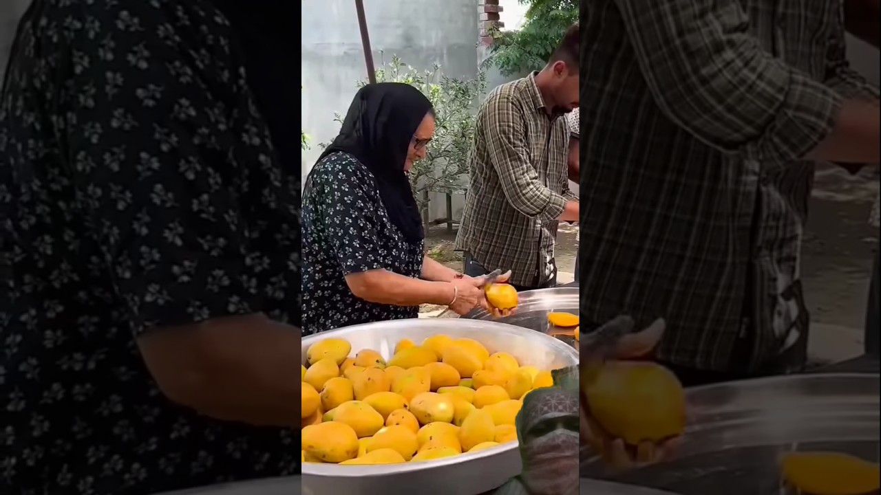 Mango testi recipe  #fruitkesari #mangokesariintamil #streetfood #sort #trending #mykicthenmahira