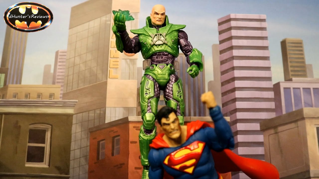 Обзор фигурки Супермена McFarlane DC Multiverse Lex Luthor in Armor Green Power Suit New 52