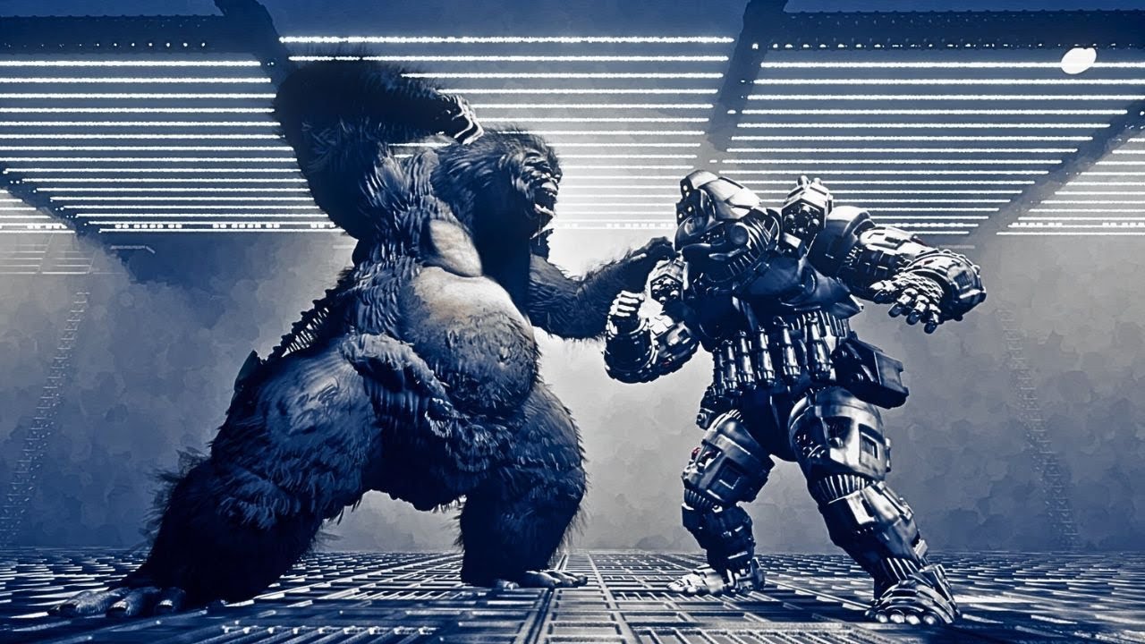 Mechani-Kong Fights Nightmare King Kong in EPIC Kaiju Battle!