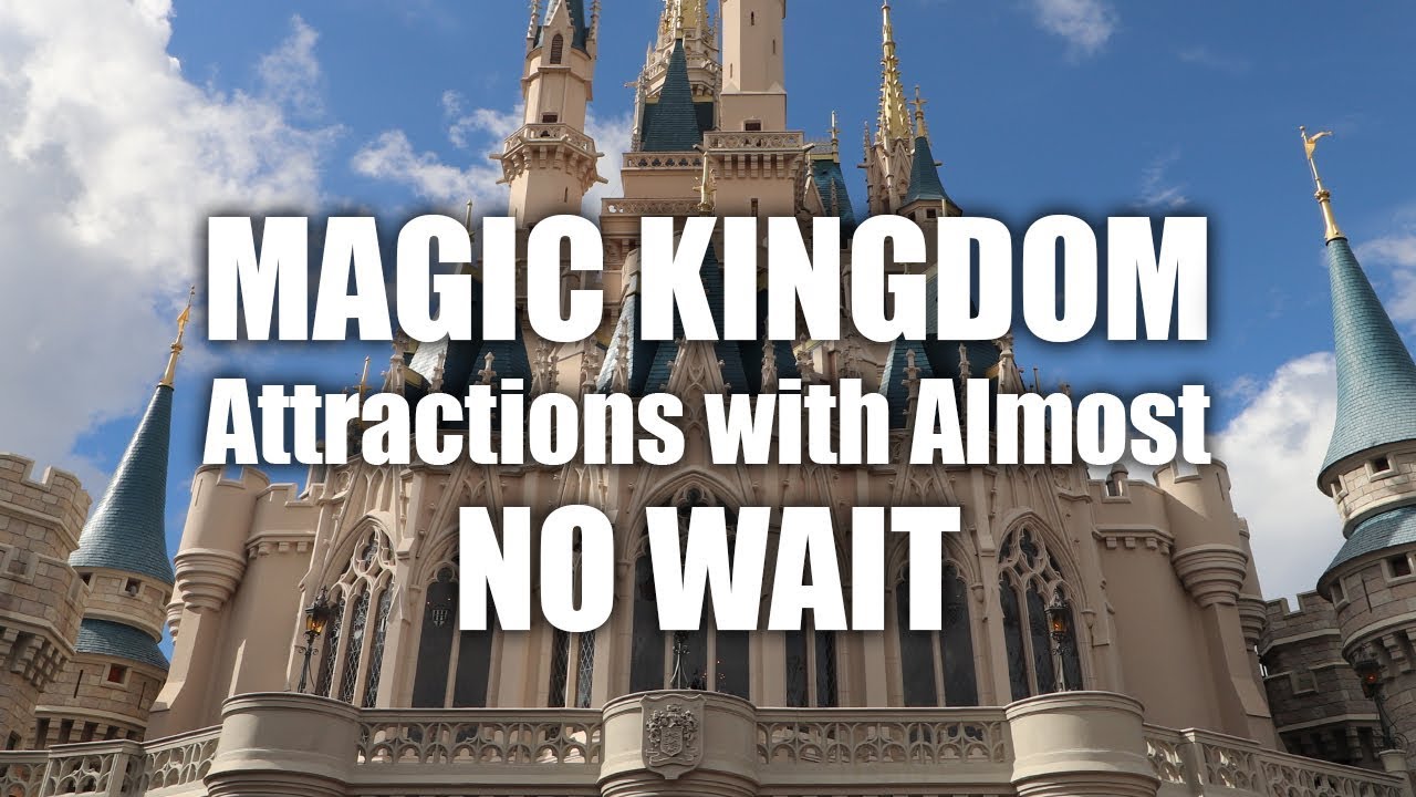 Top 6 Magic Kingdom Attractions with Little to NO WAIT | Walt Disney World