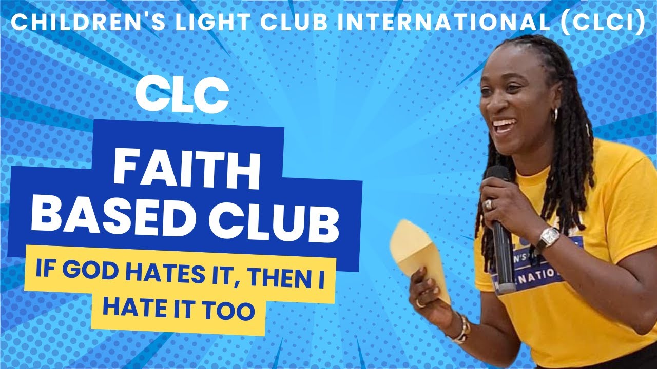 If God hates it, then I hate it too. CLC Oct 2025