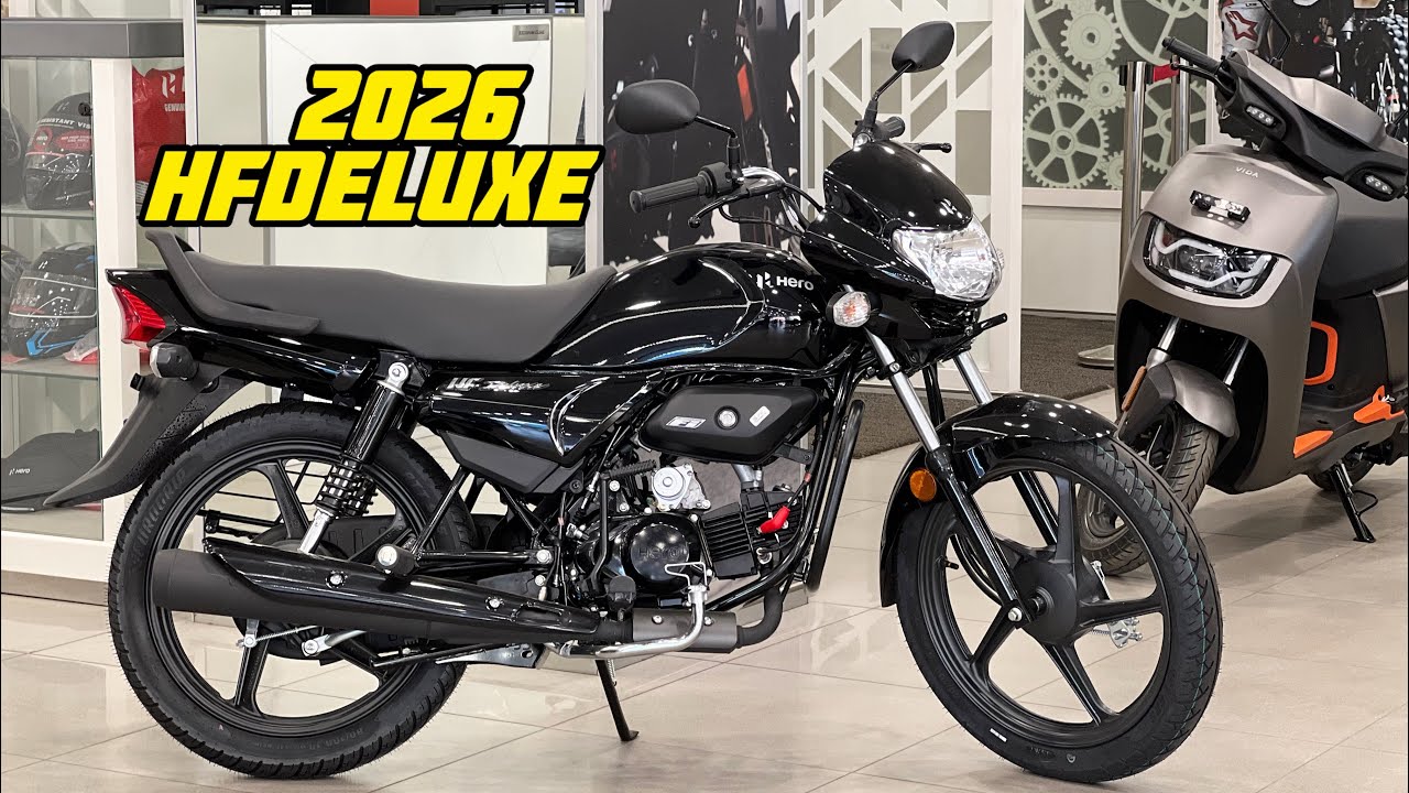 2026 Hero Hf Deluxe Detailed Review Video | Hf Deluxe All Black 2026 | 100cc Mileage King 👑 