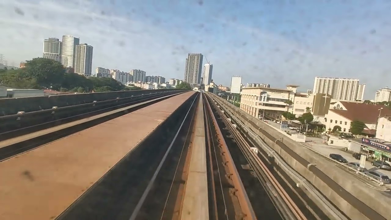 LRT Kelana Jaya Line Alstom Innovia Metro 300 TR99 | Ara Damansara ➡️ Taman Paramount.