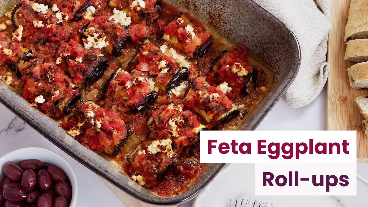 Easy Feta Eggplant Roll-ups Recipe - Healthy, Delicious, and Simple!