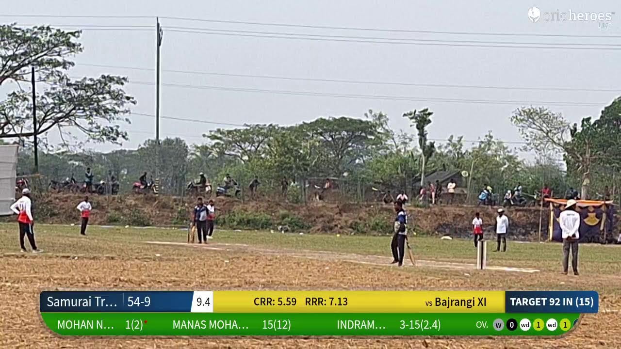 Bajrangi XI vs Samurai Troopers live cricket match | PPL Ranipada (Season 5) live - BCC Ranipada Pu