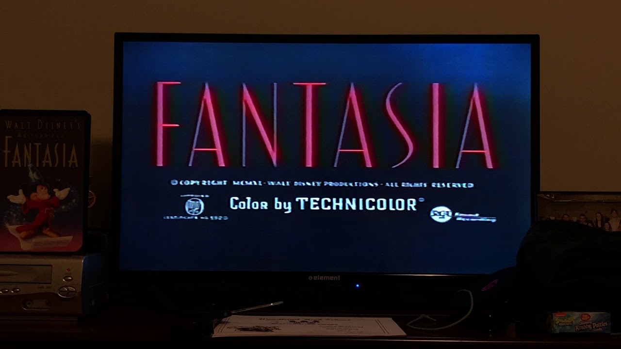 Opening to Fantasia 1991 VHS