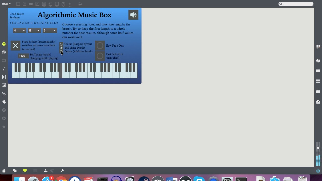 Music Box &ndash; Max/MSP Algorithmic Composition