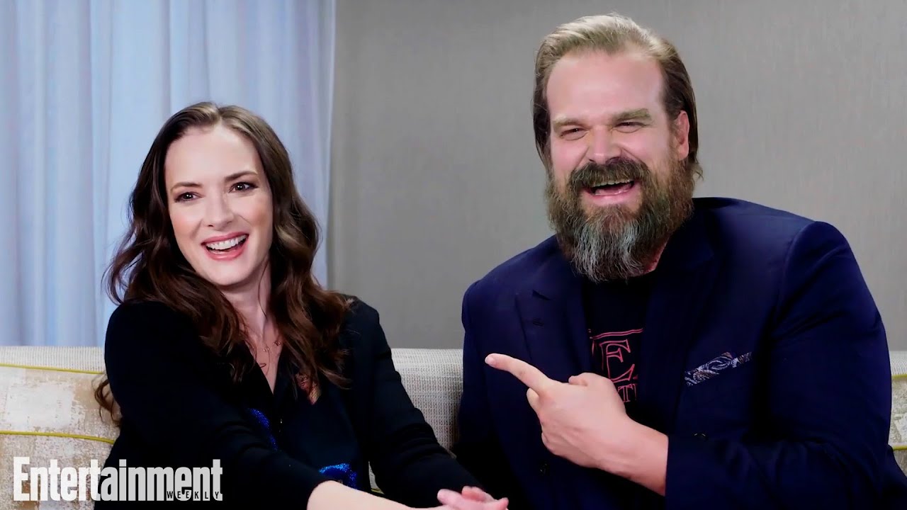 Winona Ryder & David Harbour Gush Over Their Work Relationship | Entertainment Weekly
