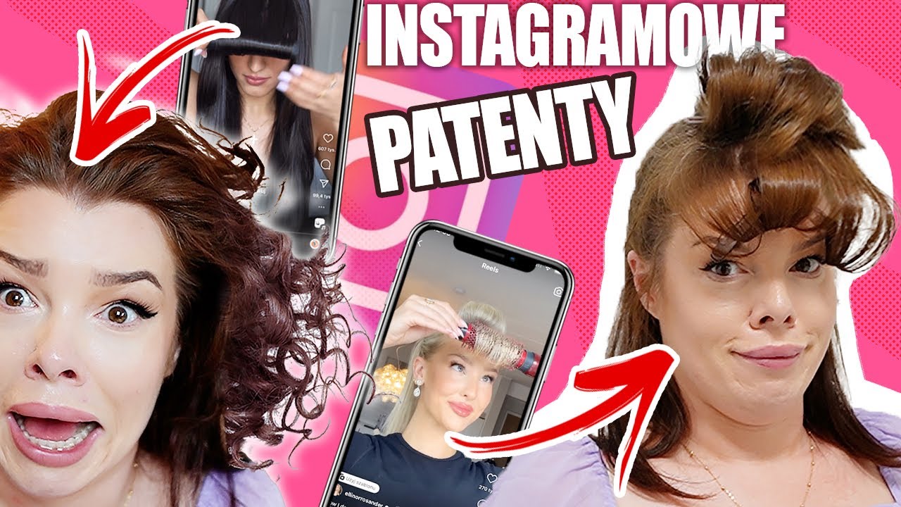 Testuje SPOSOBY Z INSTAGRAMA 🙀 Jak ułożyć Grzywkę | SPOSÓB na SZYBSZY POROST WŁOSÓW