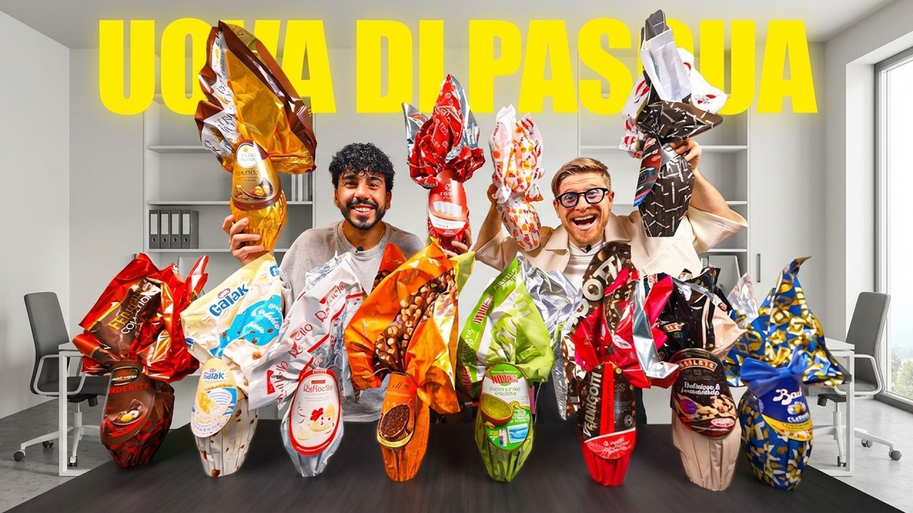 PROVIAMO LE UOVA DI PASQUA PI&Ugrave; INTROVABILI DEL SUPERMERCATO - SORPRENDO DADDA CON UN UOVO DA 3 KG! 