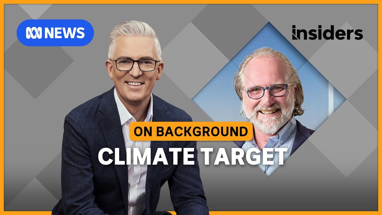 What should Australia's 2035 emissions reduction target be? | Insiders On Background